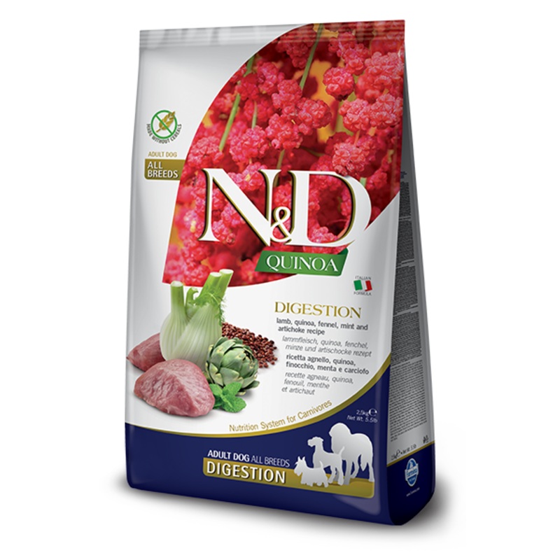 Farmina N&D Quinoa Digestion Lamb Adult Dog Food