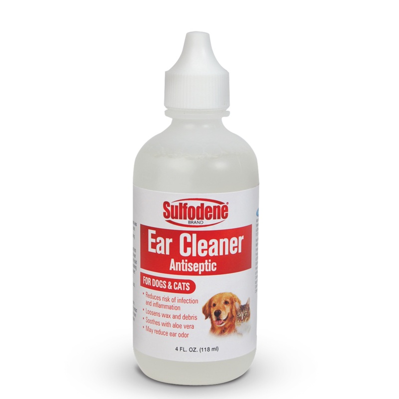 Farnam Ear Cleaner for Dogs & Cat Relieves Scratching (4.0-oz)