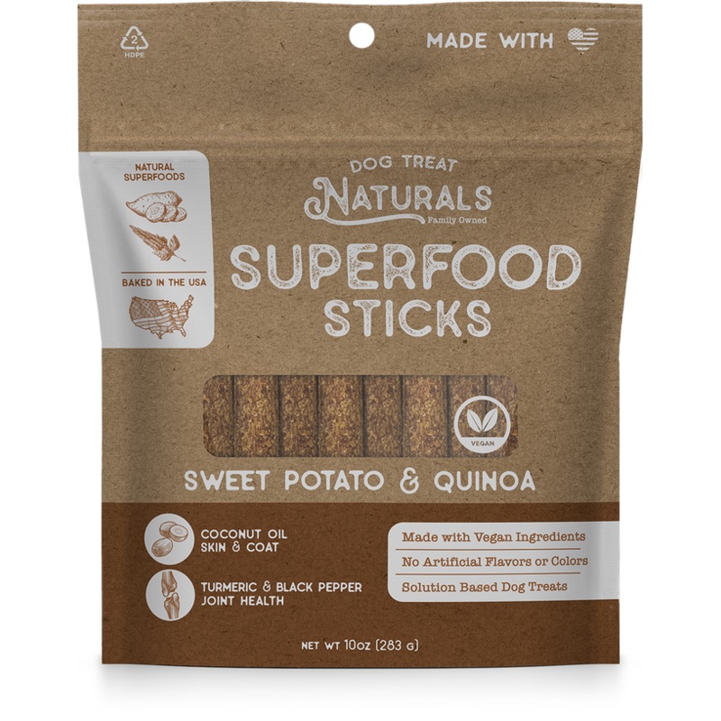 Dog Treat Naturals Sweet Potato & Quinoa Superfood Sticks Dog Treats