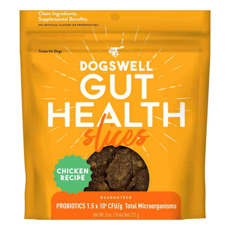 Dogswell Gut Health Slices Chicken Dog Treats