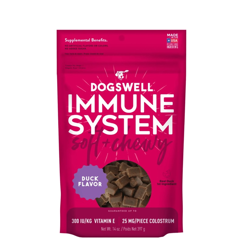 Dogswell Immune System Soft & Chewy Treats, Duck Recipe