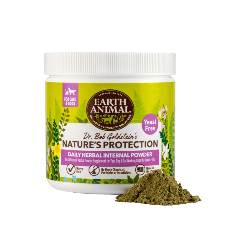 Earth Animal Nature's Protection Flea & Tick Daily Herbal Internal Powder - Yeast Free