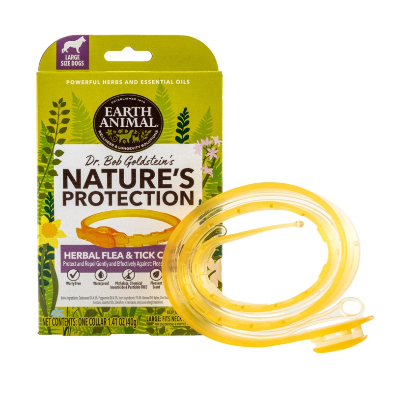 Earth Animal Nature's Protection Flea & Tick Herbal Collar for Dogs