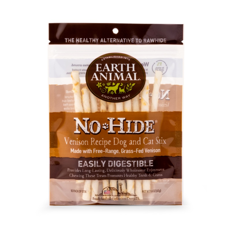 Earth Animal Venison No-Hide Dog and Cat Stix