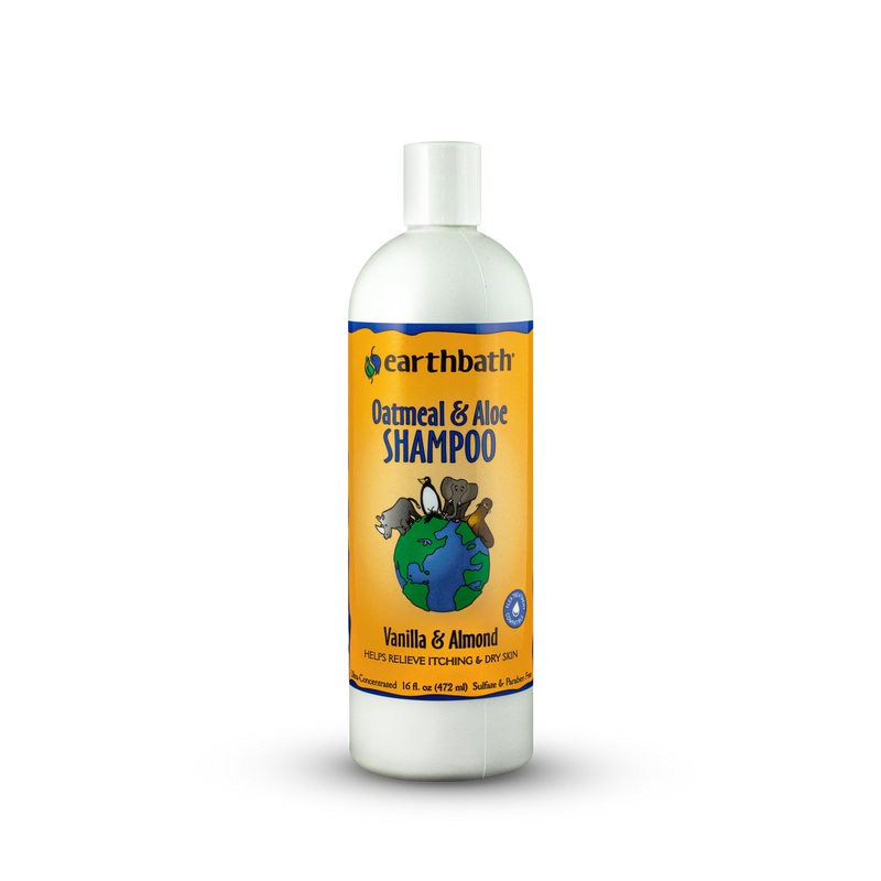 Earthbath Vanilla & Almond Oatmeal & Aloe Shampoo for Dogs and Cats
