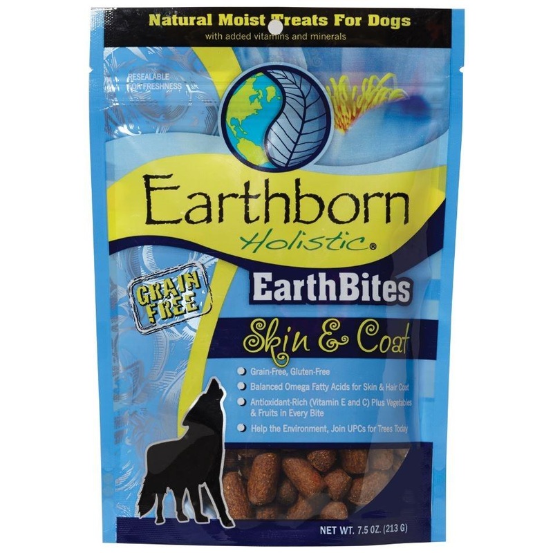 Earthborn Holistic EarthBites Skin and Coat Dog Treats