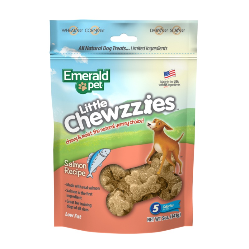 Emerald Pet Little Chewzzies Salmon Recipe Dog Treats