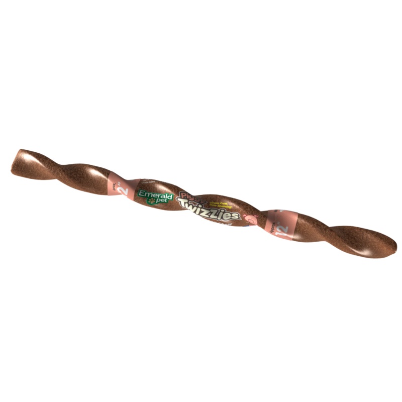 Emerald Pet Piggy Twizzies Natural Dog Chew