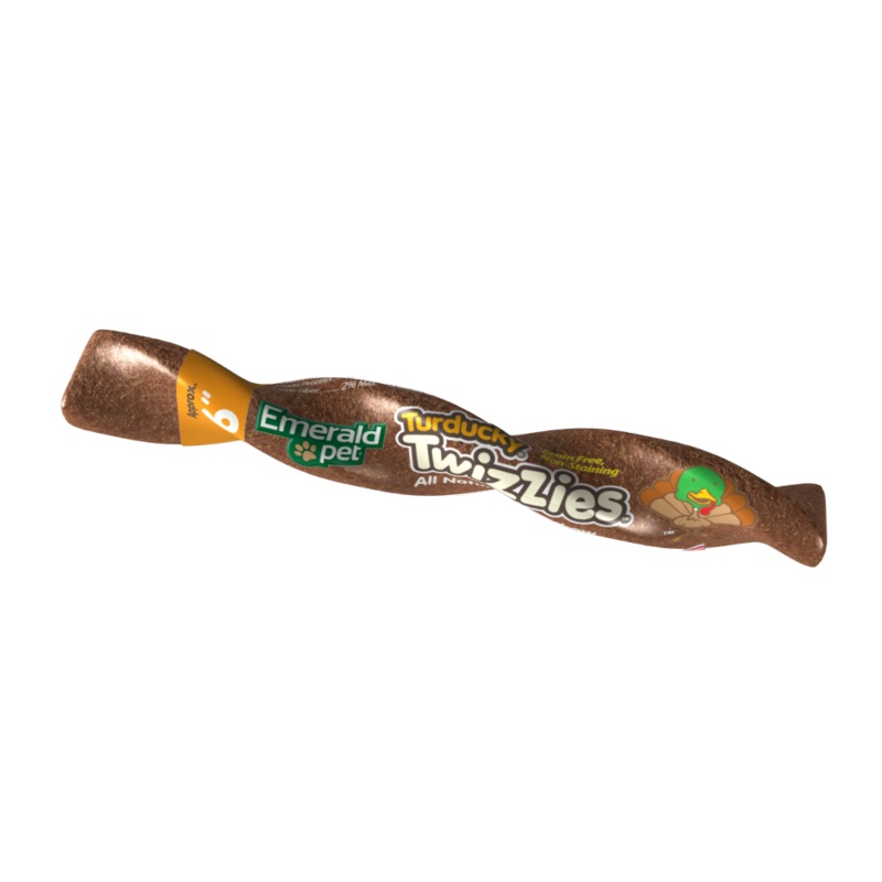 Emerald Pet Turducky Twizzies Natural Dog Chew