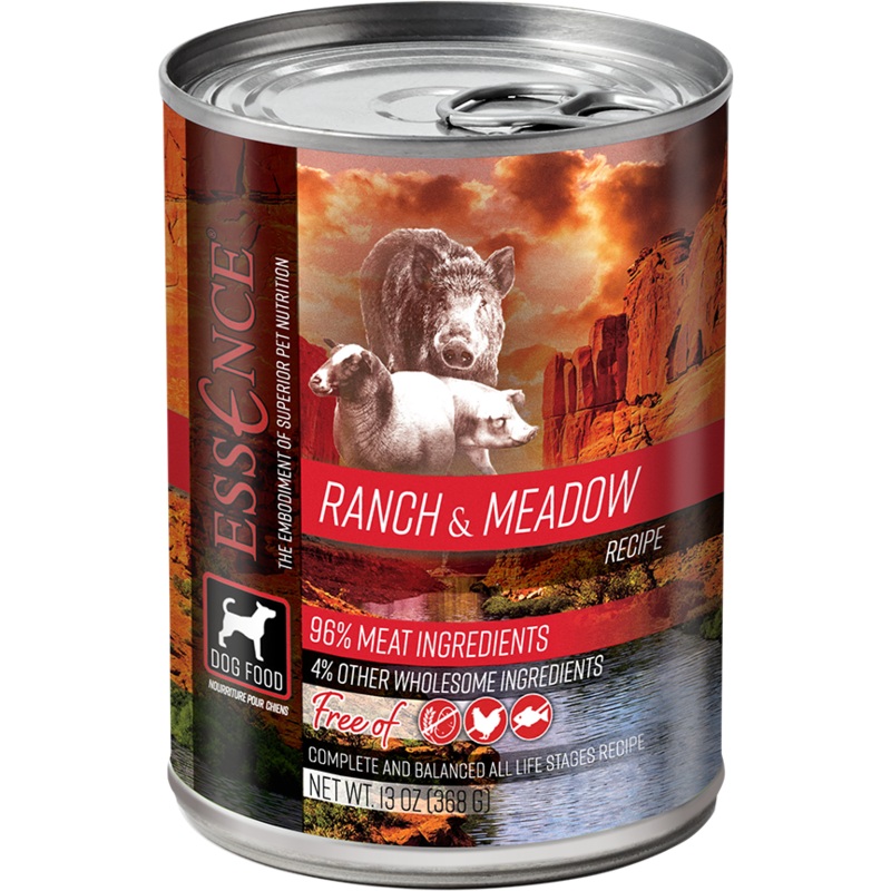 Essence Grain Free Ranch & Meadow Recipe Canned Dog Food (13-oz, single)