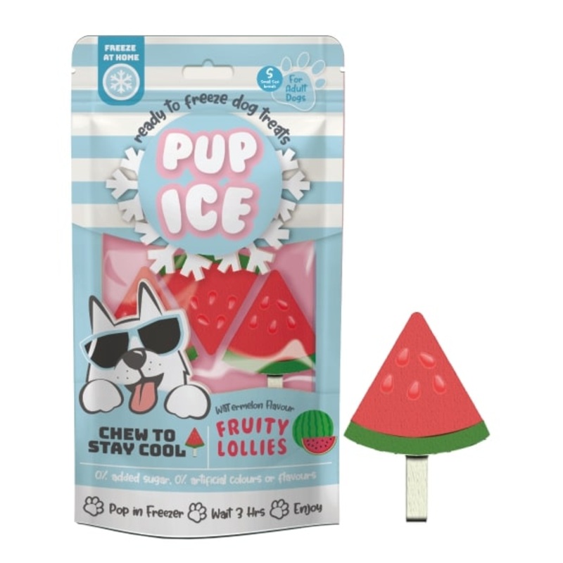 Ethical Pet Fruity Lollies Watermelon Flavor Dog Treats