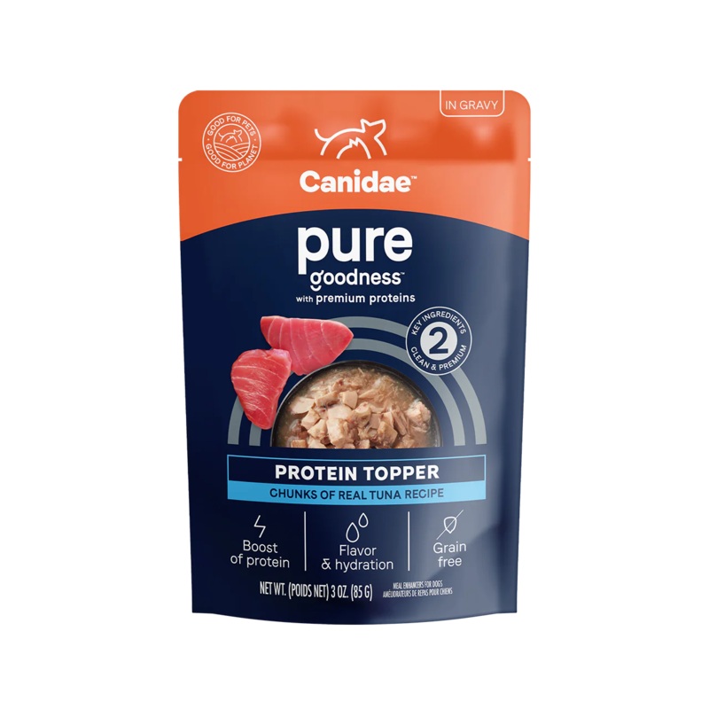 Canidae Pure Protein Topper Chunks of Real Tuna in Gravy Wet Dog Food