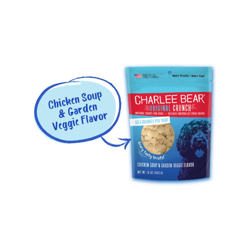 Charlee Bear Original Crunch Chicken Soup & Garden Veggie Flavor (16-oz)