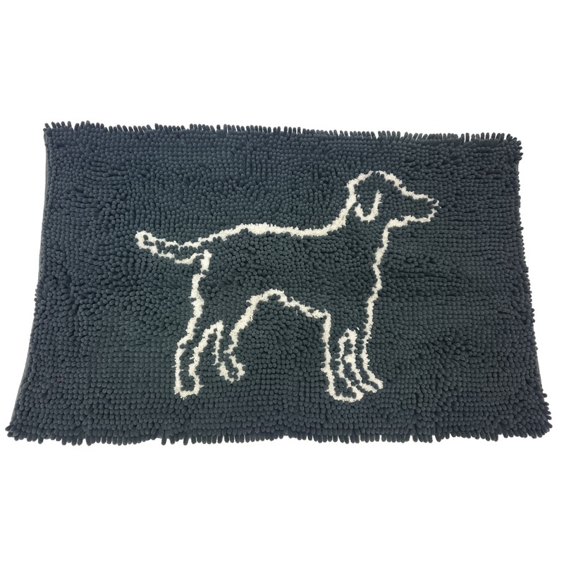 CLEAN PAWS MAT GREY 35X24