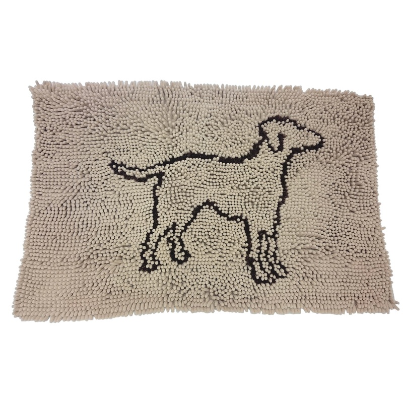 CLEAN PAWS MAT TAN 35 X 24
