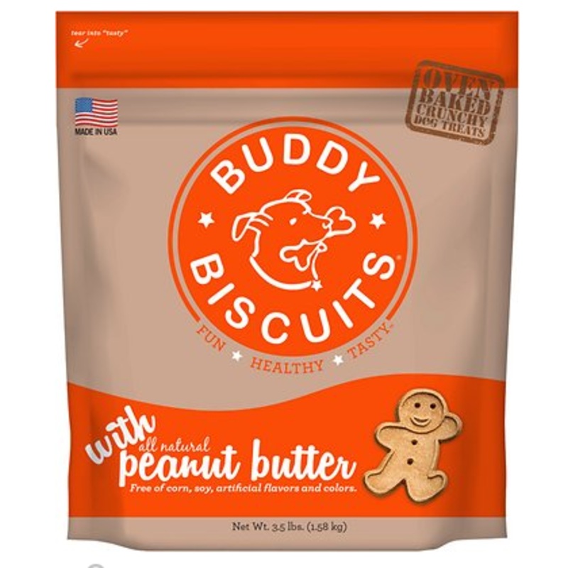 Cloud Star Buddy Biscuits Oven Baked Peanut Butter Dog Treats