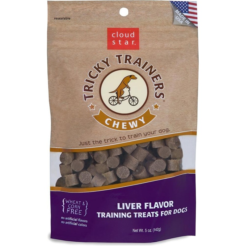 Cloud Star Chewy Tricky Trainers Liver Dog Treats