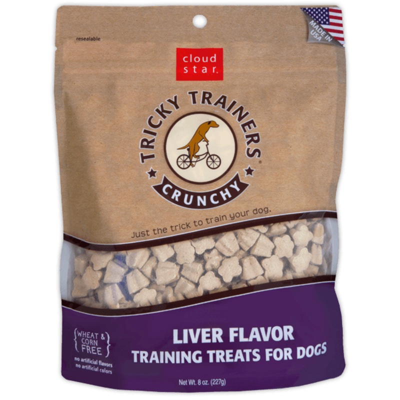 Cloud Star Crunchy Tricky Trainers Liver Dog Treats