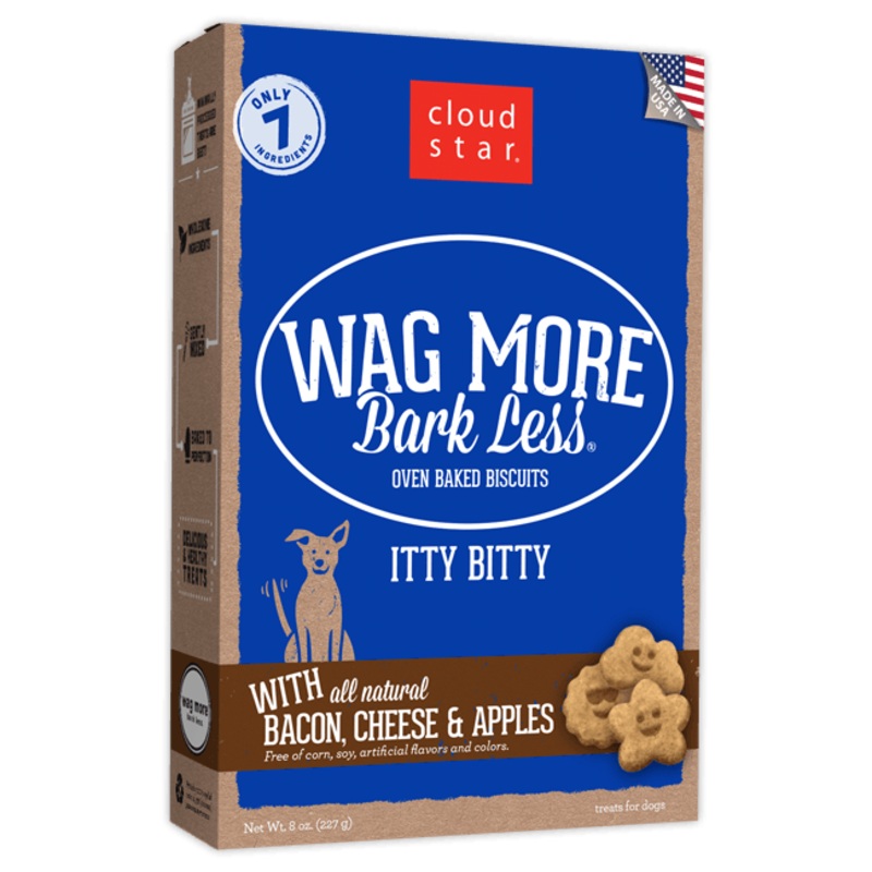 Cloud Star Itty Bitty Buddy Biscuits Bacon And Cheese Dog Treats