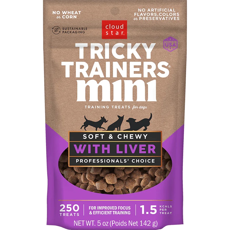 Cloud Star Tricky Trainers Mini Soft & Chewy with Liver Dog Treats