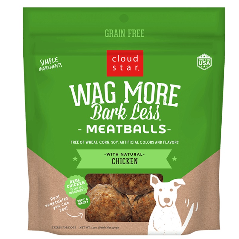 Cloud Star Wag More Bark Less Chicken Meatballs