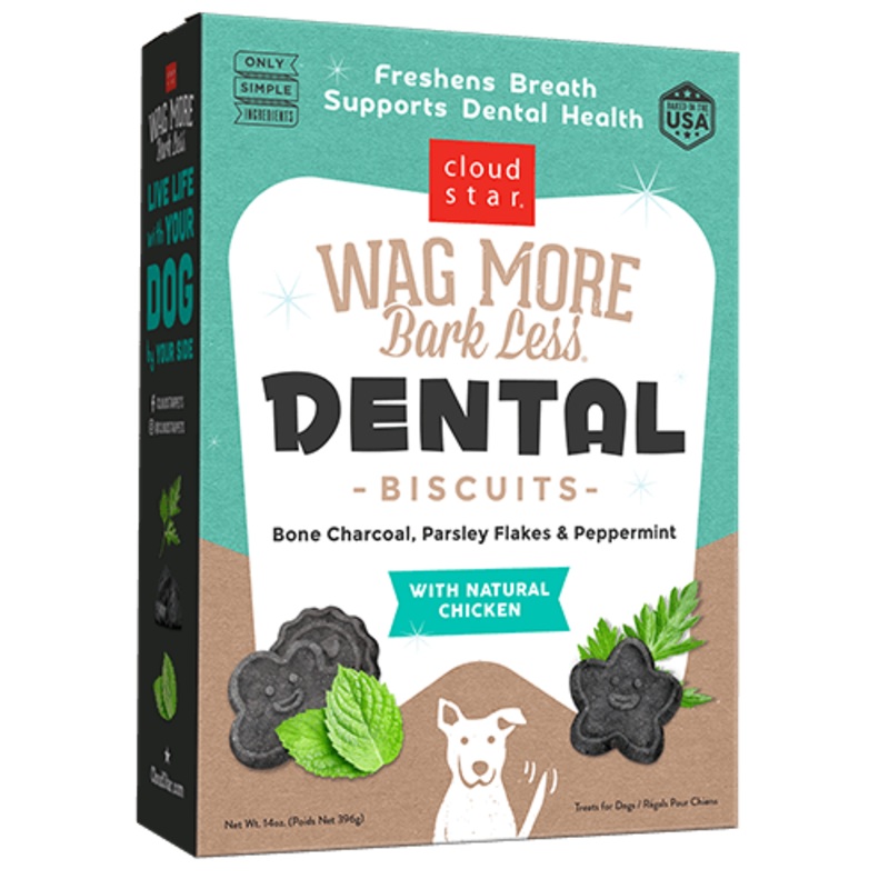 Cloud Star Wag More Bark Less Dental Biscuits Dog Treats