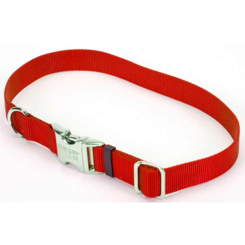 Coastal Pet Products Titan Metal Buckle Adjustable Nylon Large Dog Collar