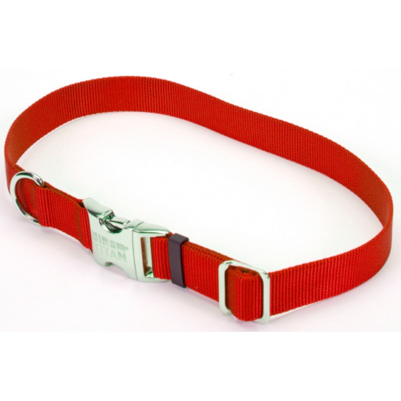 Coastal Pet Products Titan Metal Buckle Adjustable Nylon Medium Dog Collar