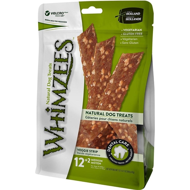 Whimzees Veggie Strip Dental Chew Dog Treats