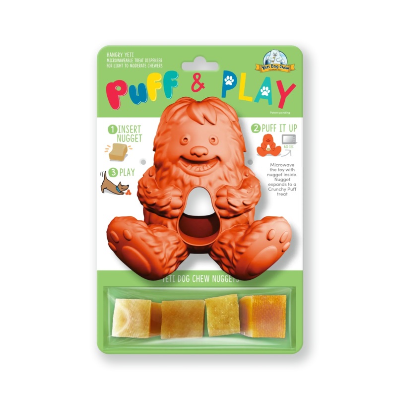 Yeti Dog Chews Yeti Puff and Play Dog Toy