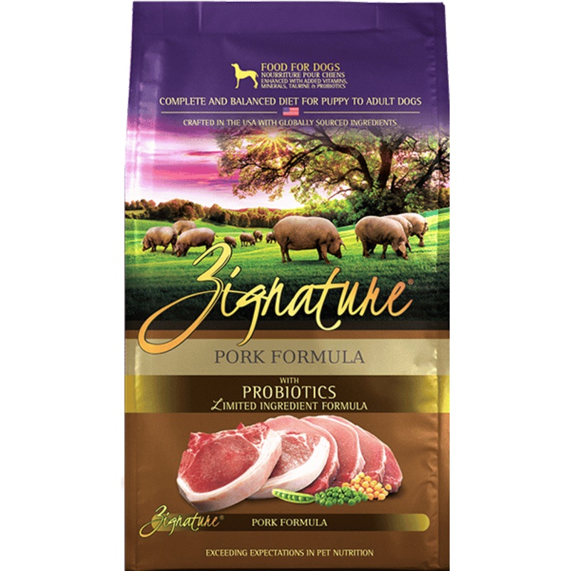 Zignature Limited Ingredient Pork Dry Formula Dog Food