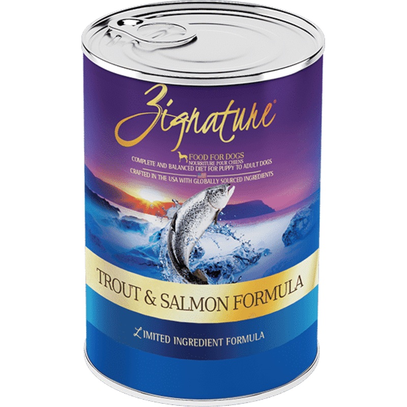 Zignature Limited Ingredient Trout and Salmon Formula Wet Dog Food