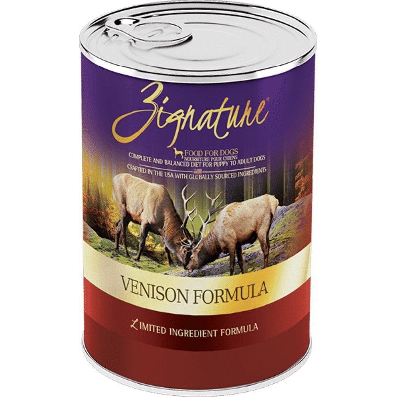 Zignature Limited Ingredient Venison Formula Wet Dog Food