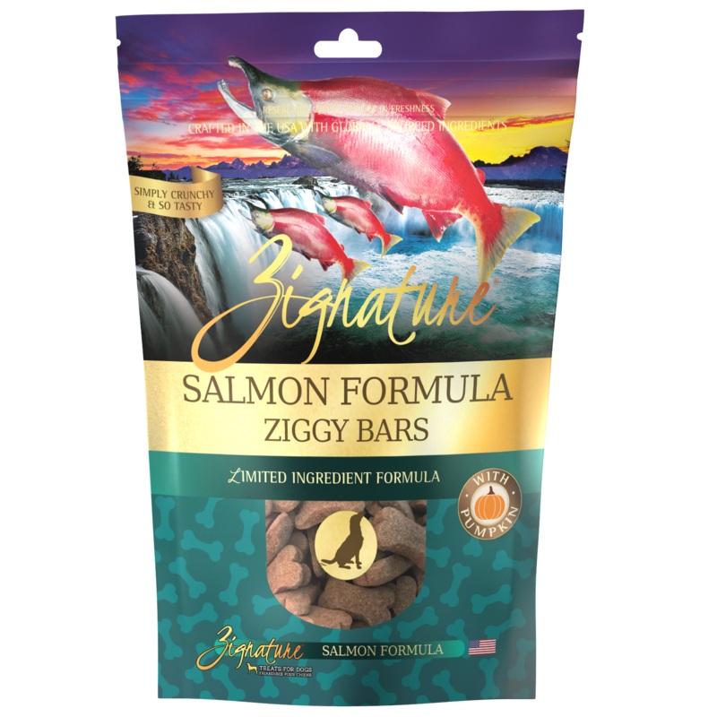 Zignature Ziggy Bars Salmon Formula Dog Treats