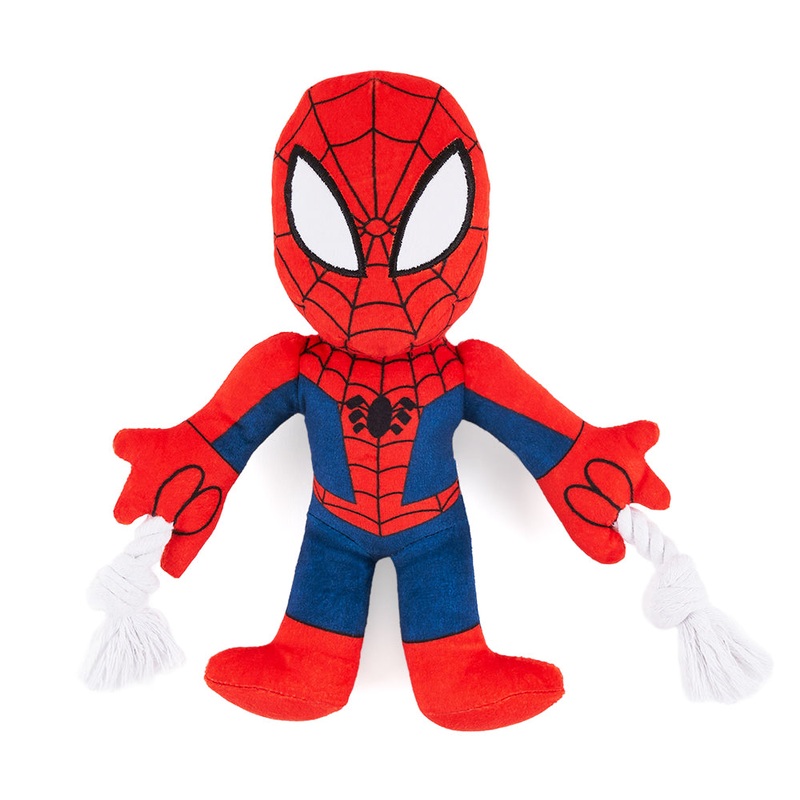 Zippy Paws Marvel Rope Plush  Spider-Man Dog Toy