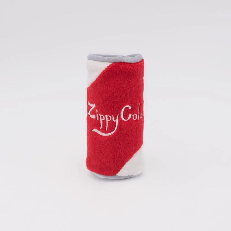 Zippy Paws Squeakie Can  Zippy Cola Dog Toy