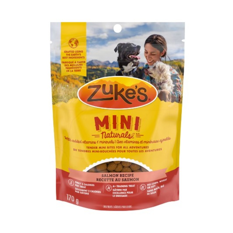 Zukes Mini Naturals Salmon Recipe Dog Treats