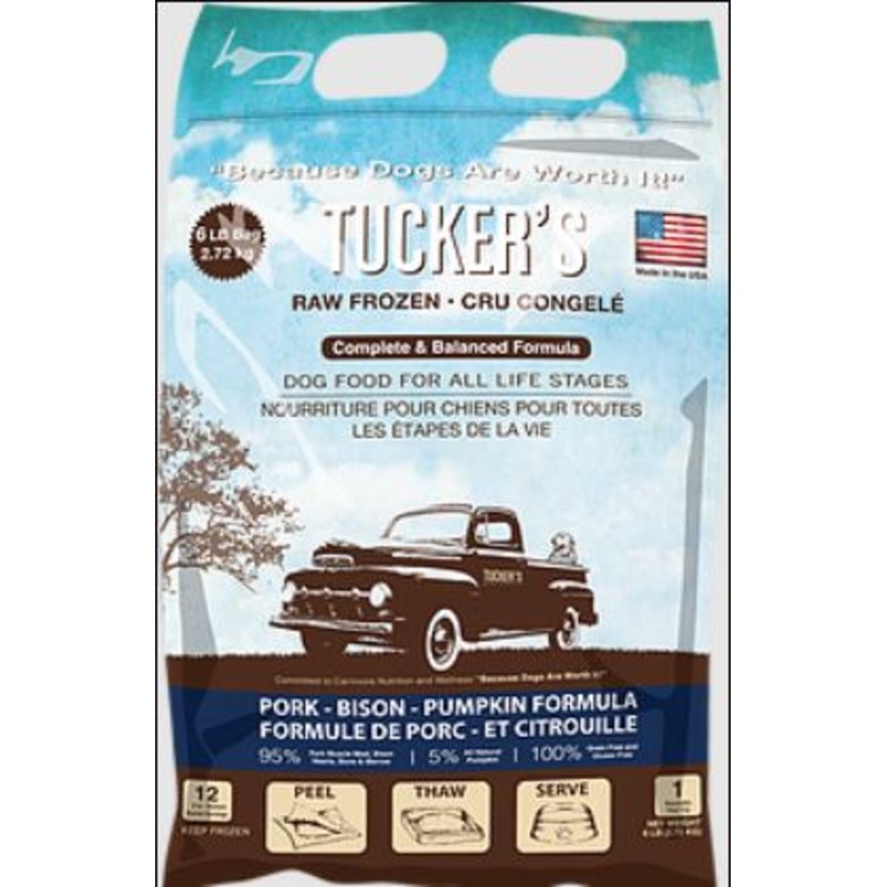Tucker's Pork, Bison, Pumpkin Frozen Dog Food