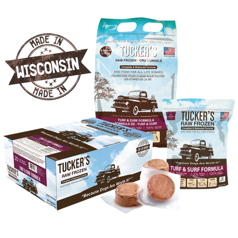 Tucker's Raw Frozen Turf & Surf Dog Food