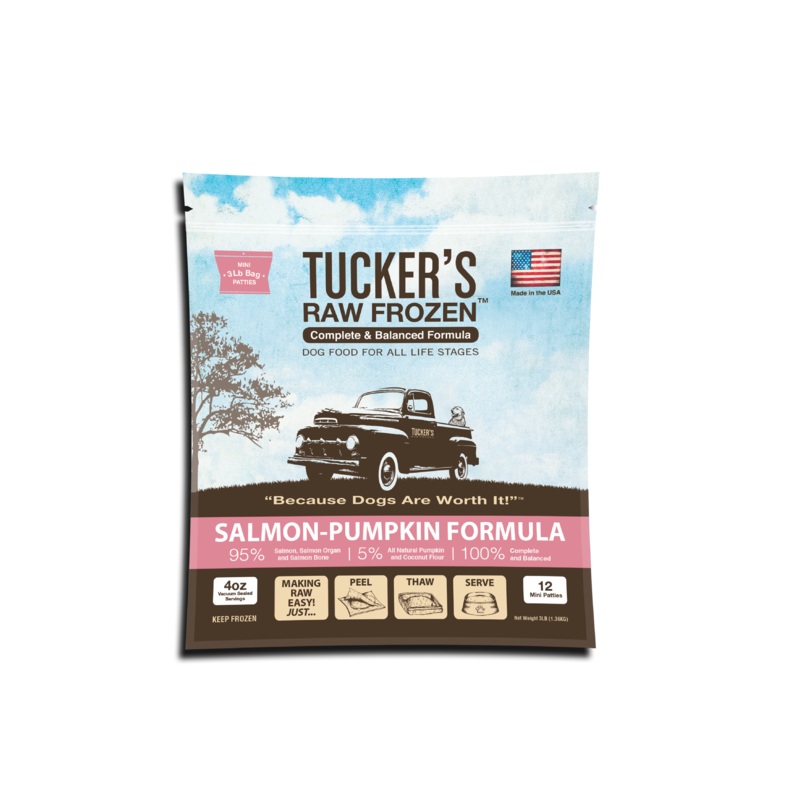 Tucker's Salmon-Pumpkin Raw Frozen Dog Food