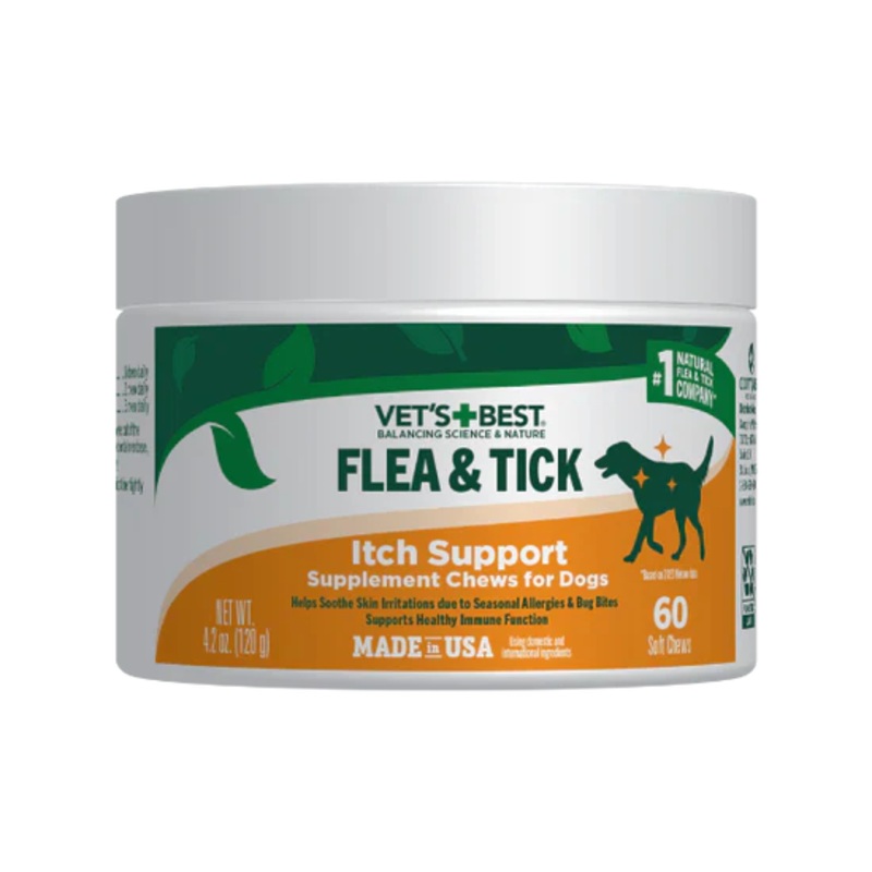 Vet's Best Flea & Tick Itch Support Soft Chews for Dogs