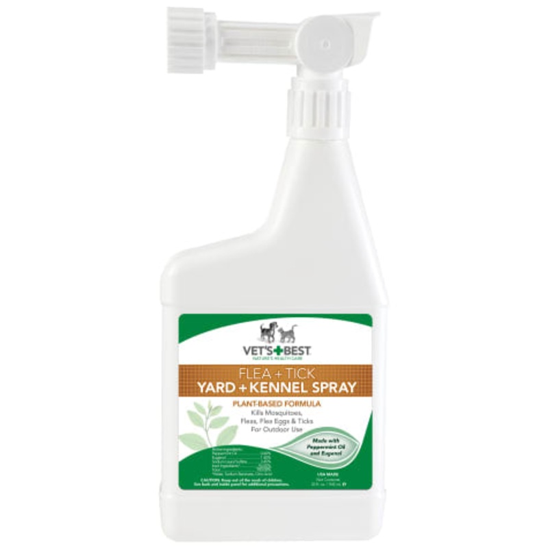 Vets Best Natural Flea + Tick Yard & Kennel Spray