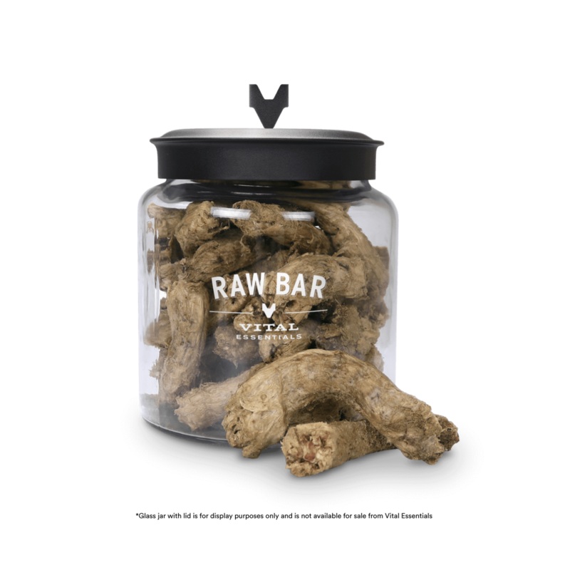 Vital Essentials Raw Bar Freeze Dried Raw Chicken Necks Dog & Cat Snacks