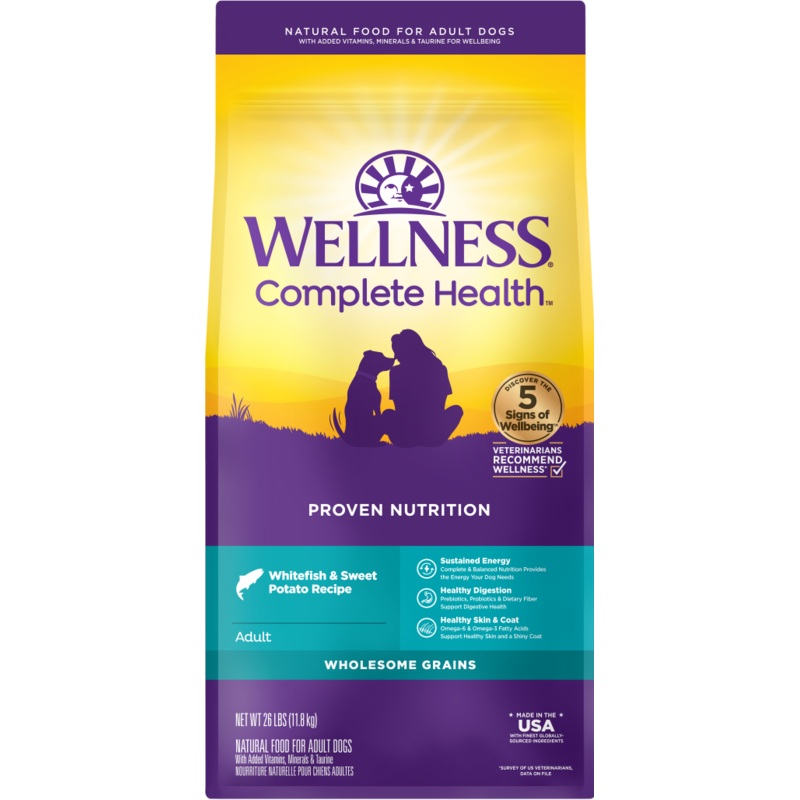 Wellness Complete Health Grained Whitefish & Sweet Potato Recipe Dry Dog Food