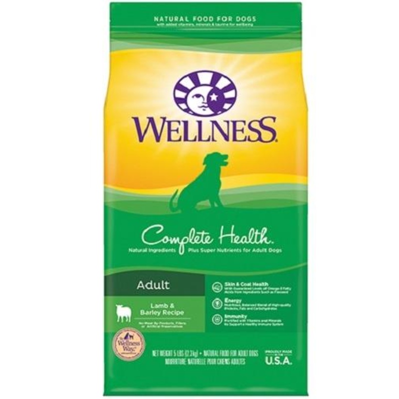Wellness Complete Health Natural Lamb & Barley Recipe Dry Dog Food