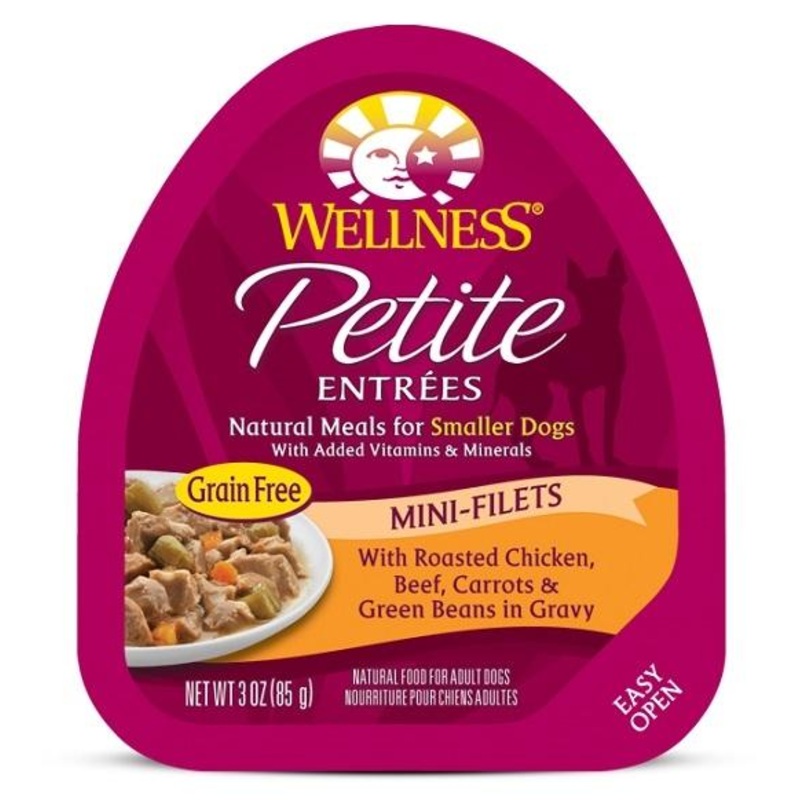 Wellness Petite Entrees Mini-Filets Grain Free Natural Roasted Chicken and Beef Recipe Wet Dog Food