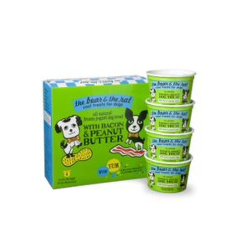 The Bear & The Rat Cool Treats For Dogs Bacon & Peanut Butter