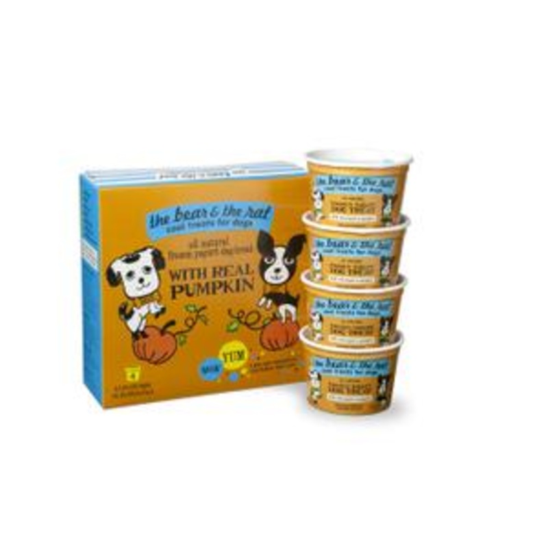 The Bear & The Rat Cool Treats For Dogs Pumpkin & Cinnamon Frozen Yogurt