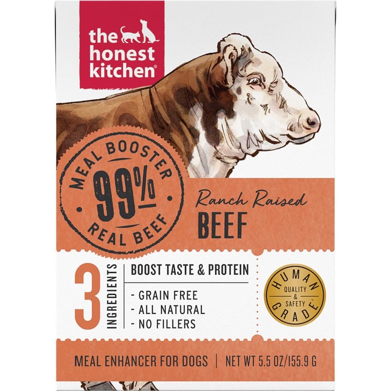 The Honest Kitchen Meal Booster 99% Beef Dog Food Topper