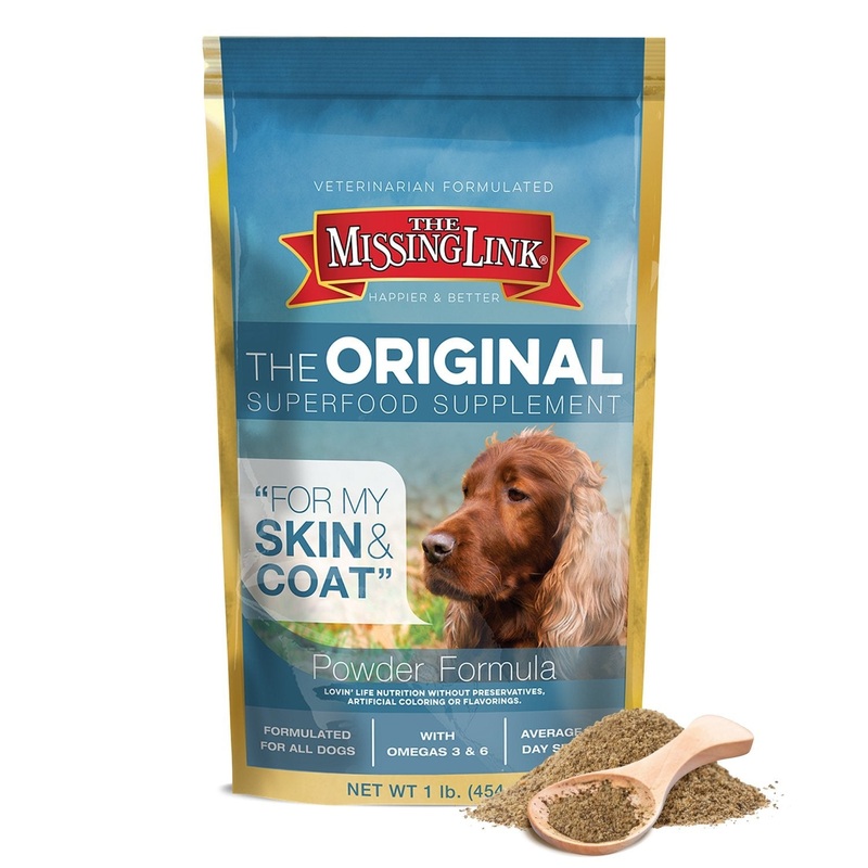 The Missing Link Original Skin & Coat Powder Supplement for All Adult Dogs (1-lb)